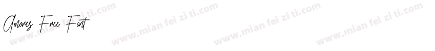 Amores Free Font字体转换